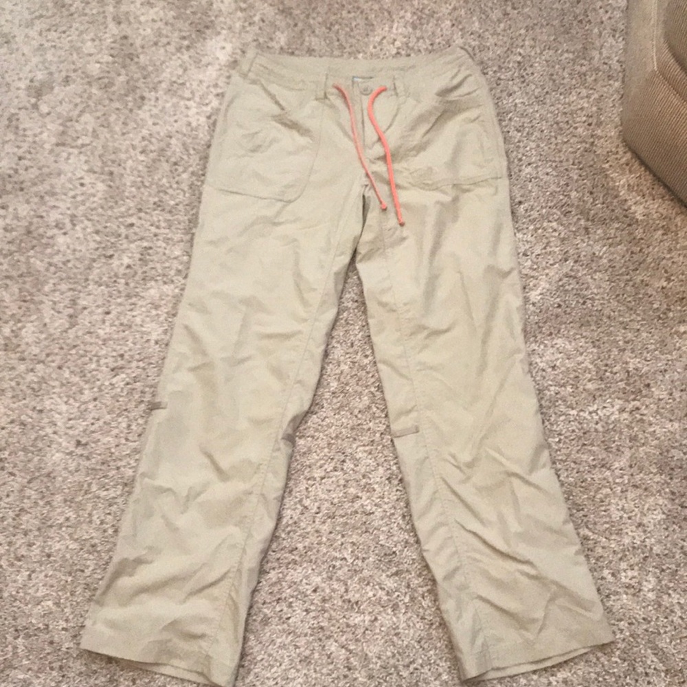 North face nylon khaki
